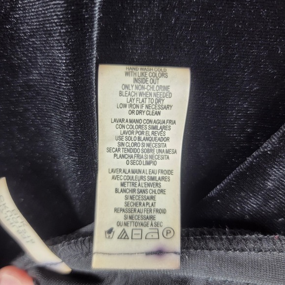 Calvin Klein Velvet 2 Pc Set Womens M Black Velvet Top Pants Stretch Outfit - Picture 10 of 16